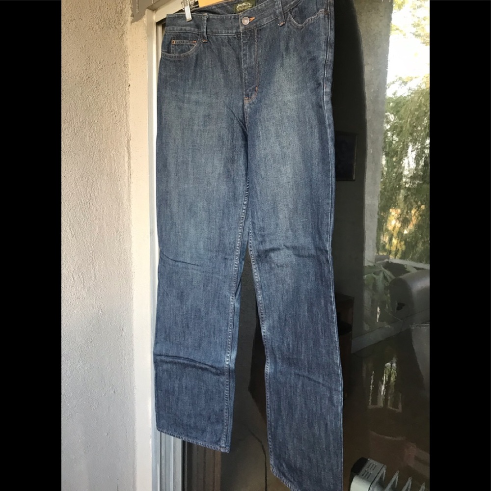 Eddie Bauer flannel lined jeans for Tall  size 10